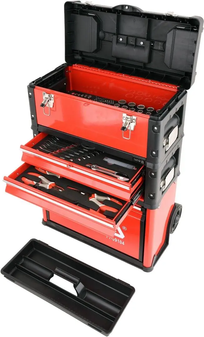 Чемодан для инструментов Yato YT-09101 (Red/Black) - 3