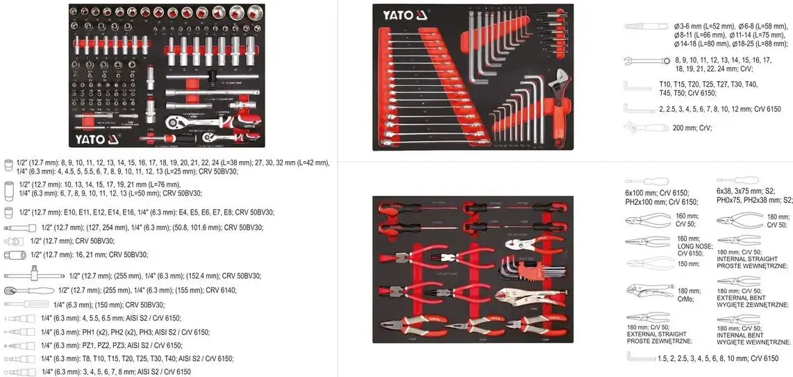 Шкаф для инструментов Yato YT-55308