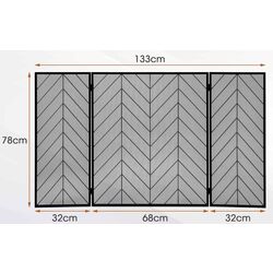 Clapeta decorativa Costway HV10472DK (Black) Thumb