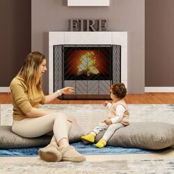 Clapeta decorativa Costway HV10472DK (Black) Thumb