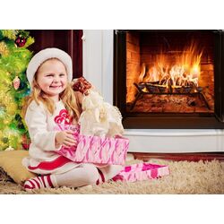 Suport pentru lemne Costway HV10282-S (Black) Thumb