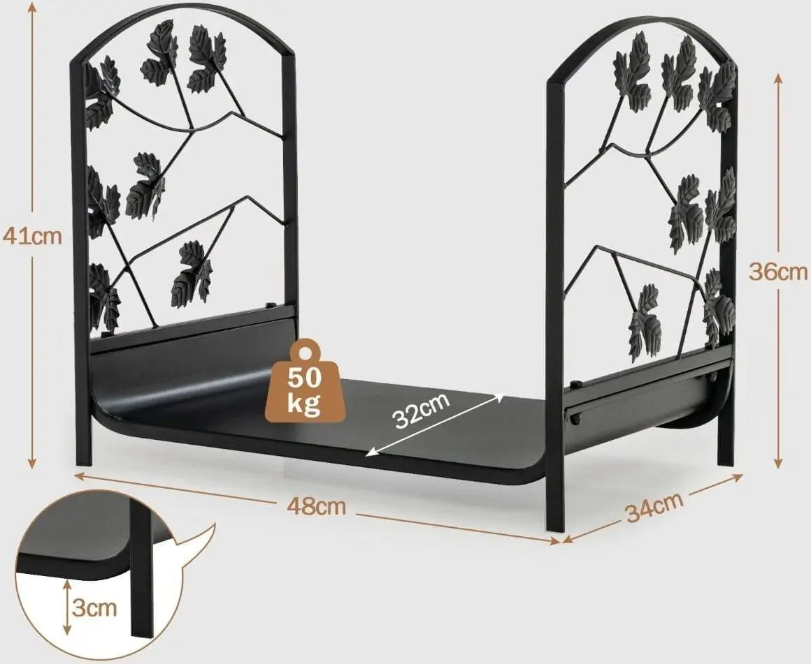 Дровница Costway HV10305 (Black)