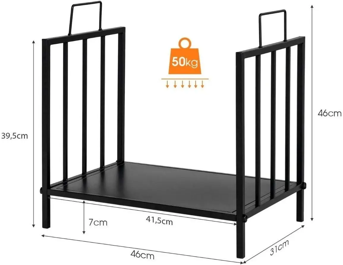 Suport pentru lemne HV10306 (Black) - 3