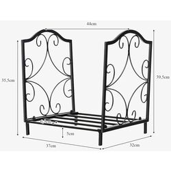 Suport pentru lemne Costway HV10307 (Black) Thumb