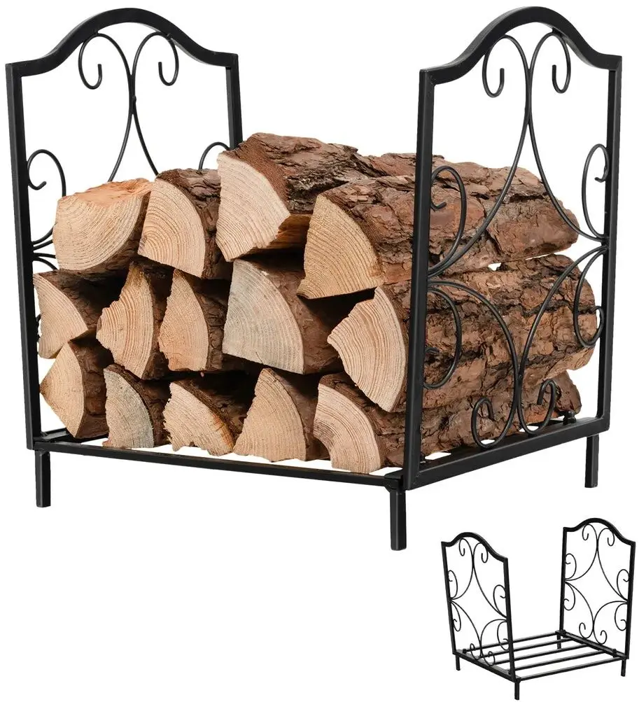 Suport pentru lemne Costway HV10307 (Black)