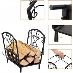 Дровница Costway HV10308 (Black) Thumb