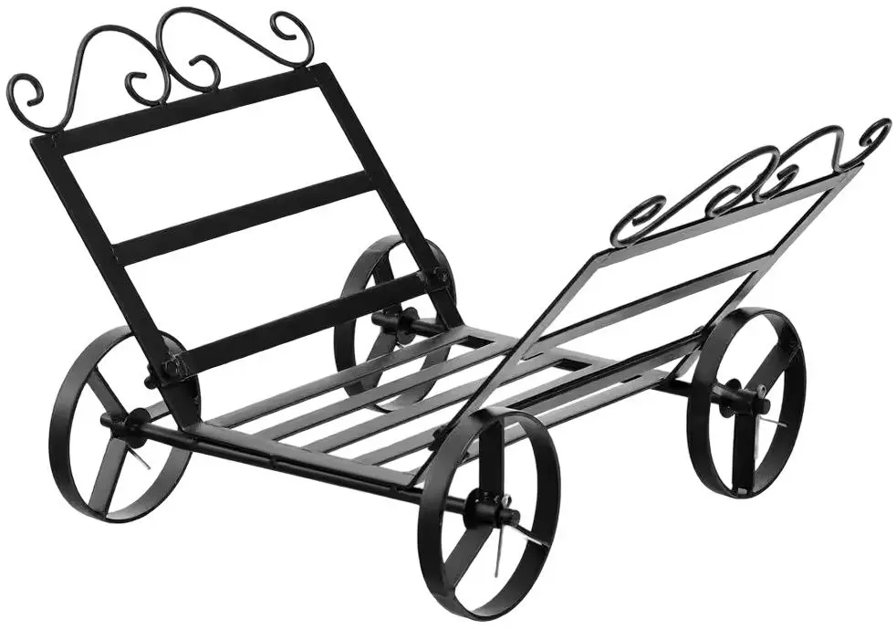 Suport pentru lemne Costway HV10309 (Black)