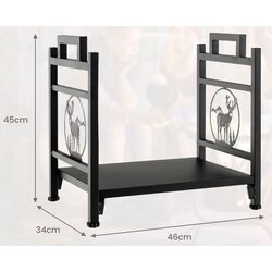 Suport pentru lemne Costway NP11244 (Black) Thumb