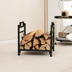 Suport pentru lemne Costway NP11244 (Black) Thumb