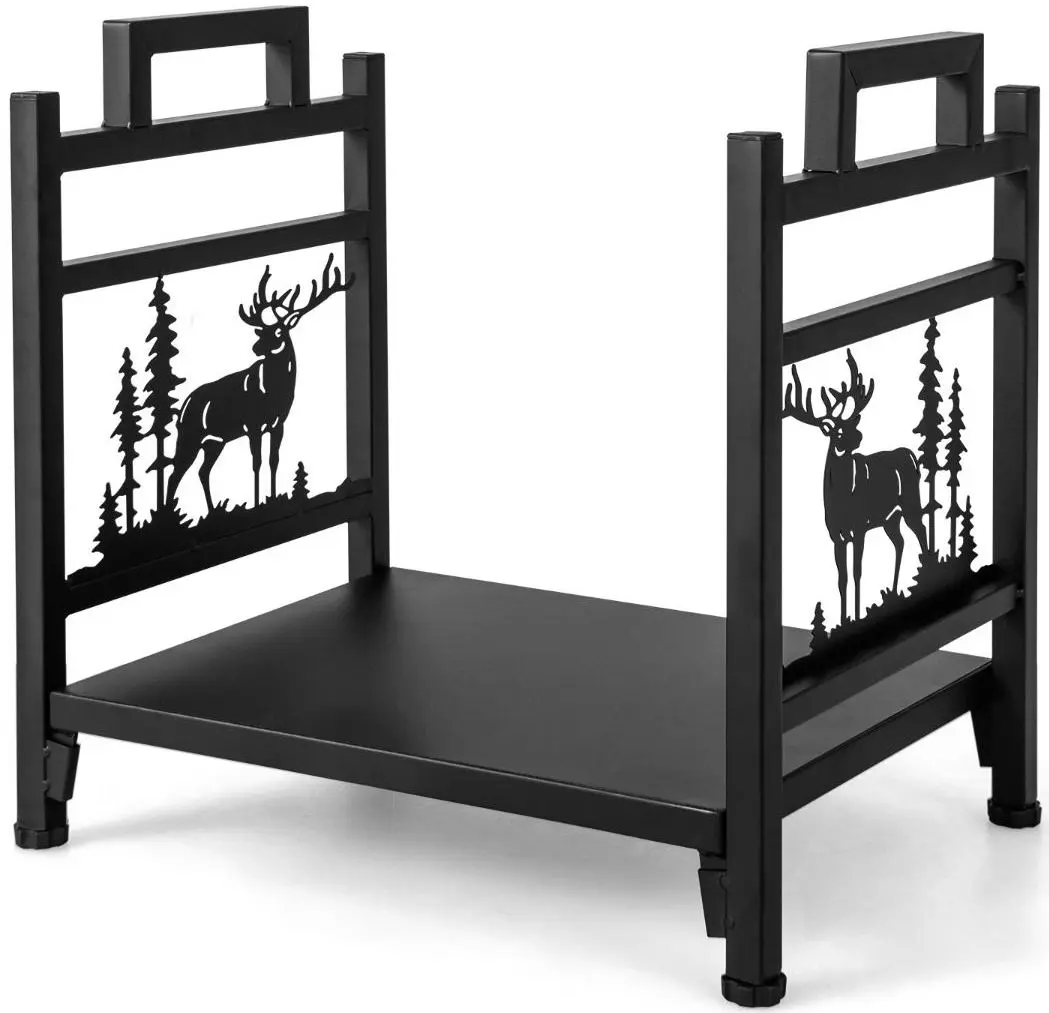 Дровница Costway NP11245 (Black)