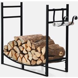 Suport pentru lemne Costway OP70816 (Black) Thumb