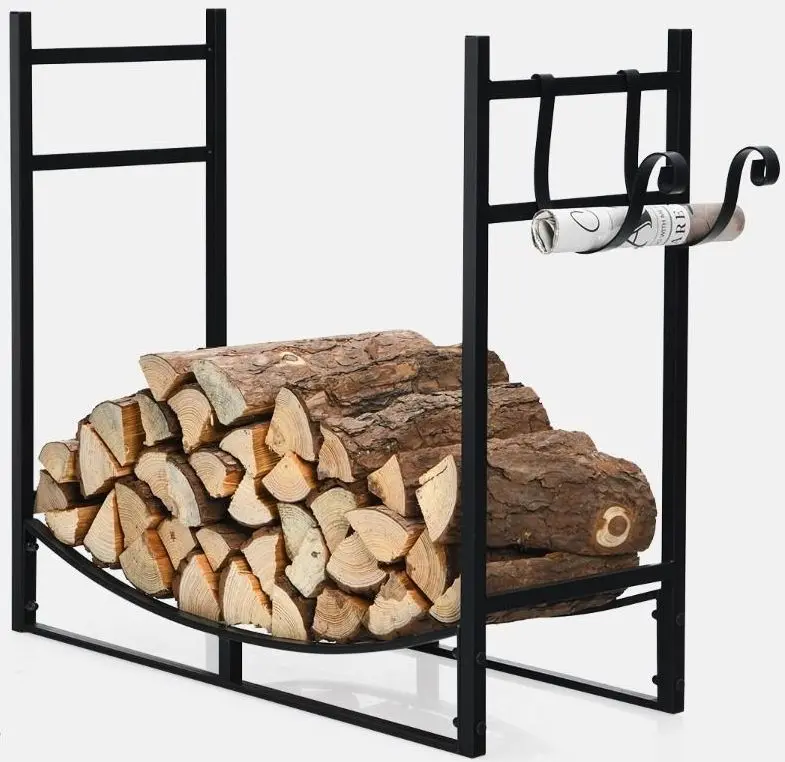 Suport pentru lemne Costway OP70816 (Black)