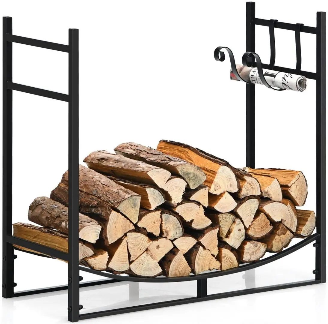 Suport pentru lemne Costway OP70816 (Black)