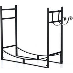 Suport pentru lemne Costway OP70816 (Black) Thumb