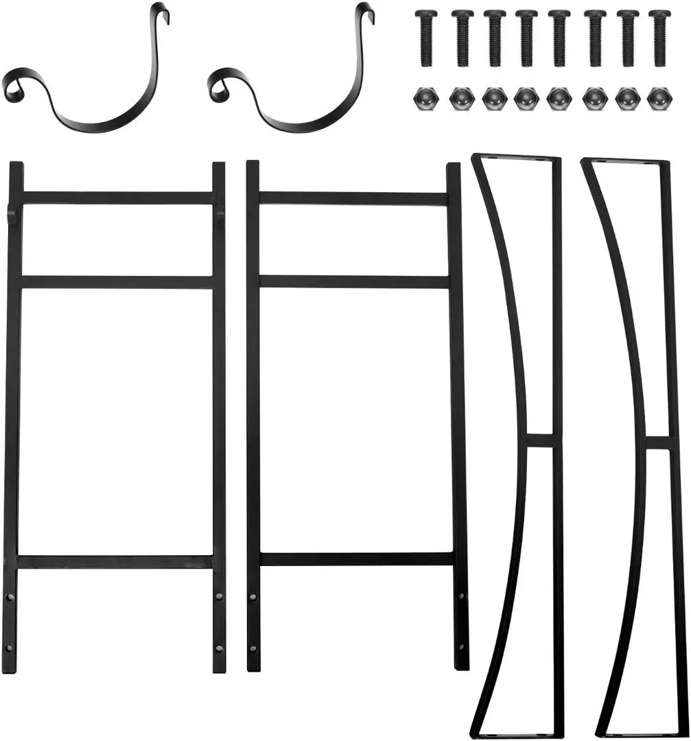 Suport pentru lemne Costway OP70816 (Black)