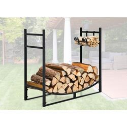 Suport pentru lemne Costway OP70816 (Black) Thumb