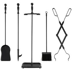 Suport pentru lemne Costway HV10286DK (Black) Thumb