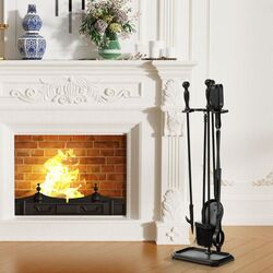 Suport pentru lemne Costway HV10286DK (Black) Thumb