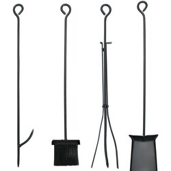 Suport pentru lemne Costway OP70814 (Black) Thumb