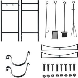 Suport pentru lemne Costway OP70815 (Black) Thumb