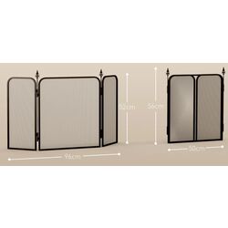 Декоративная заслонка Homcom 820-426V00BK (Black) Thumb