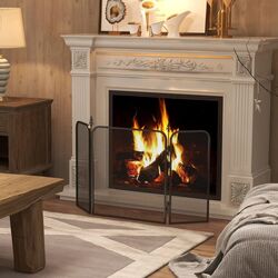 Декоративная заслонка Homcom 820-426V00BK (Black) Thumb