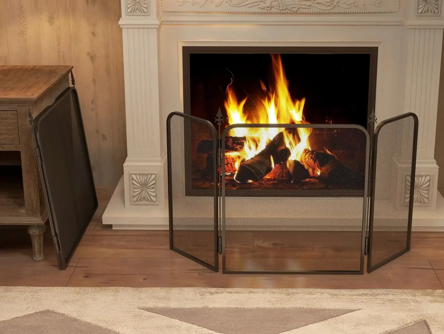 Декоративная заслонка Homcom 820-426V00BK (Black) - 8