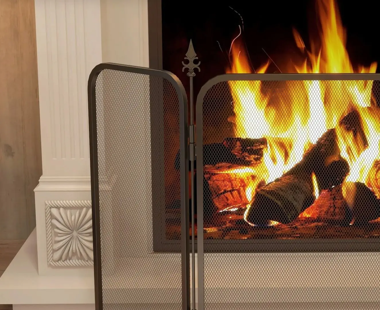 Декоративная заслонка Homcom 820-426V00BK (Black) - 9