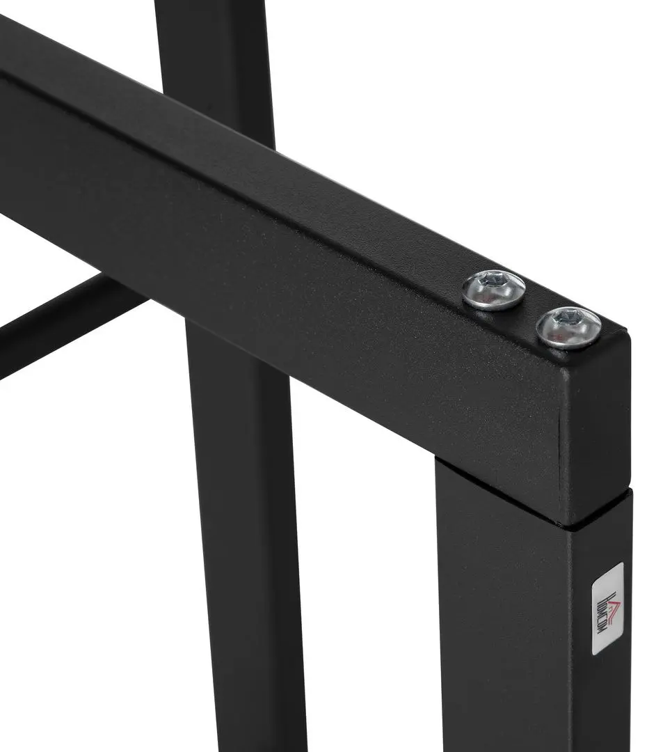 Suport pentru lemne Homcom 820-145 (Black)