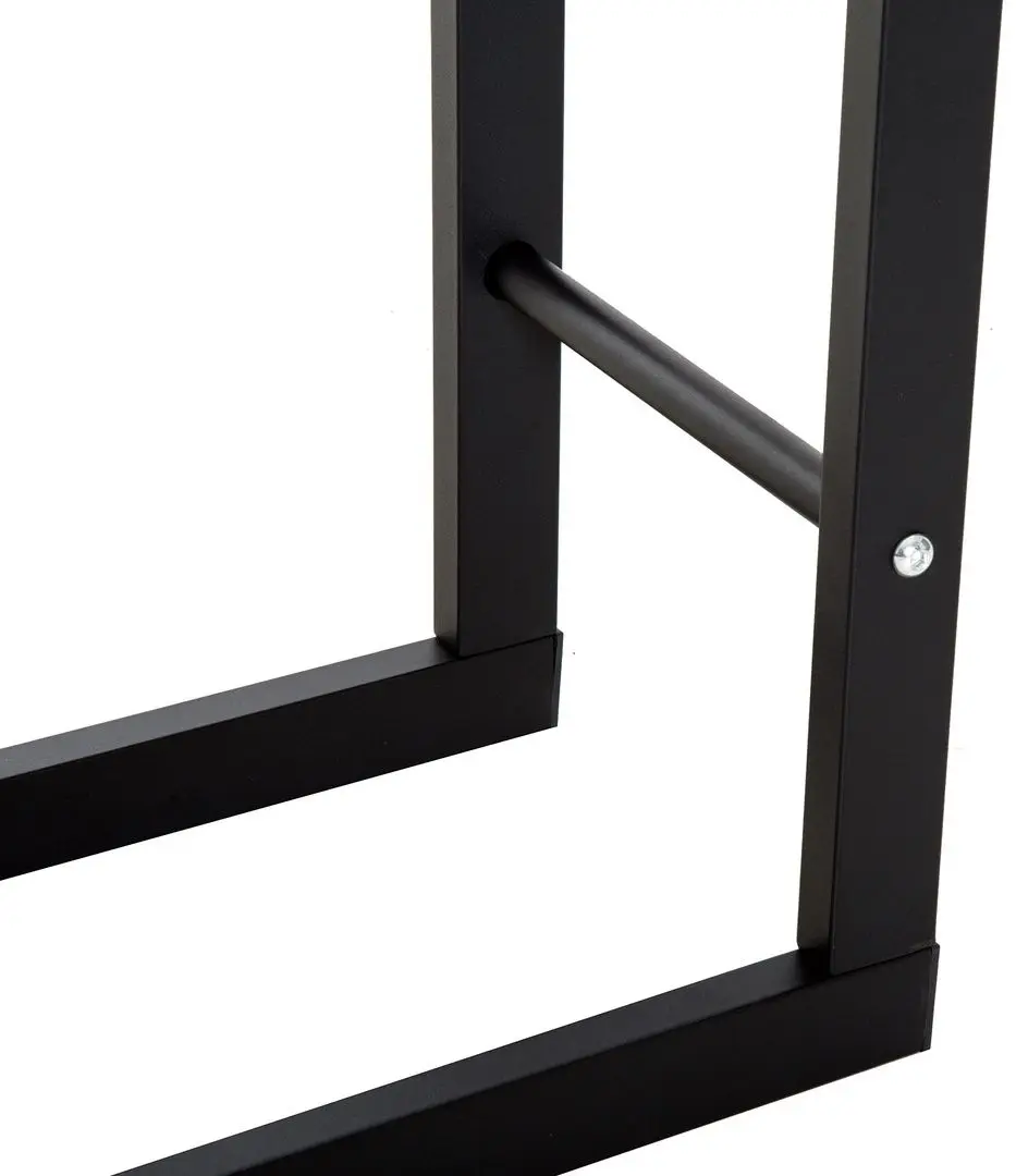 Suport pentru lemne Homcom 820-145 (Black)