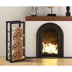 Suport pentru lemne Homcom 820-145 (Black) Thumb