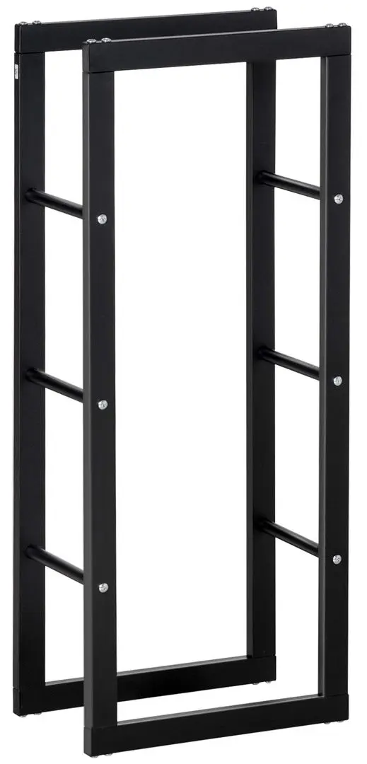 Suport pentru lemne Homcom 820-145 (Black)