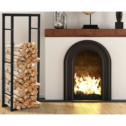 Suport pentru lemne Homcom 820-147 (Black) Thumb