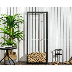 Suport pentru lemne Homcom 820-148 (Black) Thumb