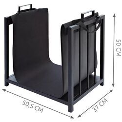 Suport pentru lemne Kaminer 24628 (Black) Thumb