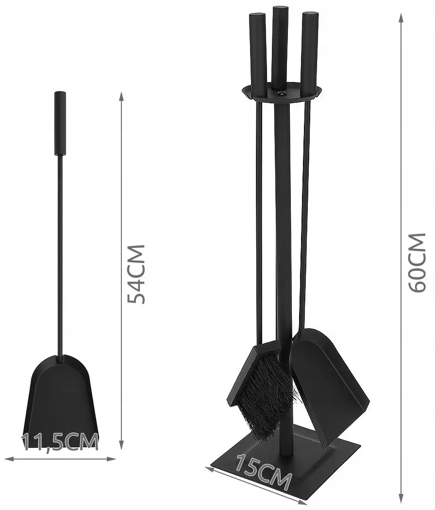 Set semineu Kaminer PK012 (Black)