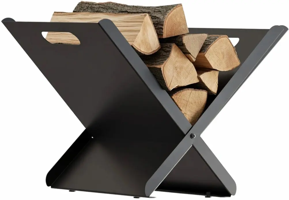 Suport pentru lemne Kratki X (Black)