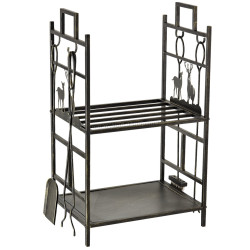 Дровница Outsunny 842-152 (Black)