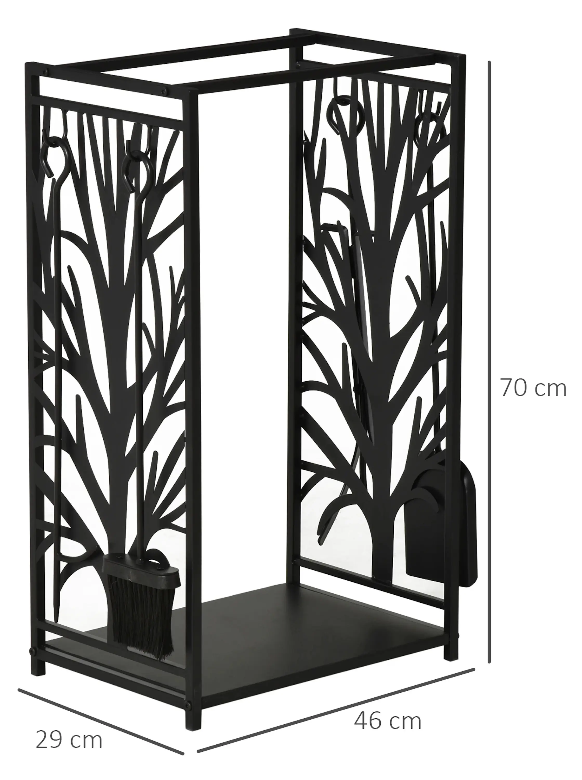 Дровница Outsunny 842-160 (Black) - 8