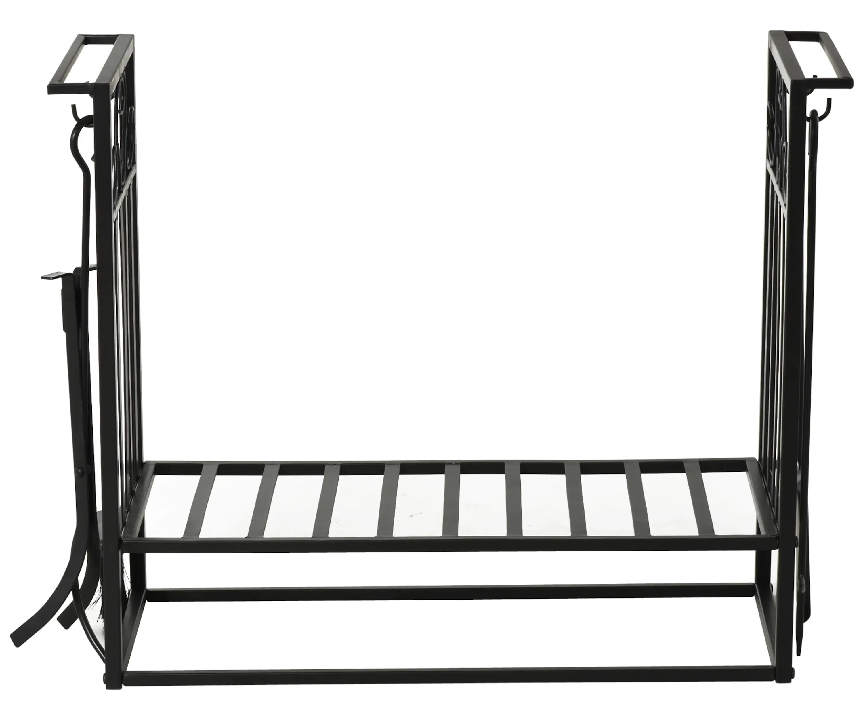 Suport pentru lemne Outsunny 842-163 (Black) - 2