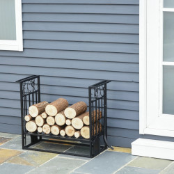 Suport pentru lemne Outsunny 842-163 (Black) Thumb