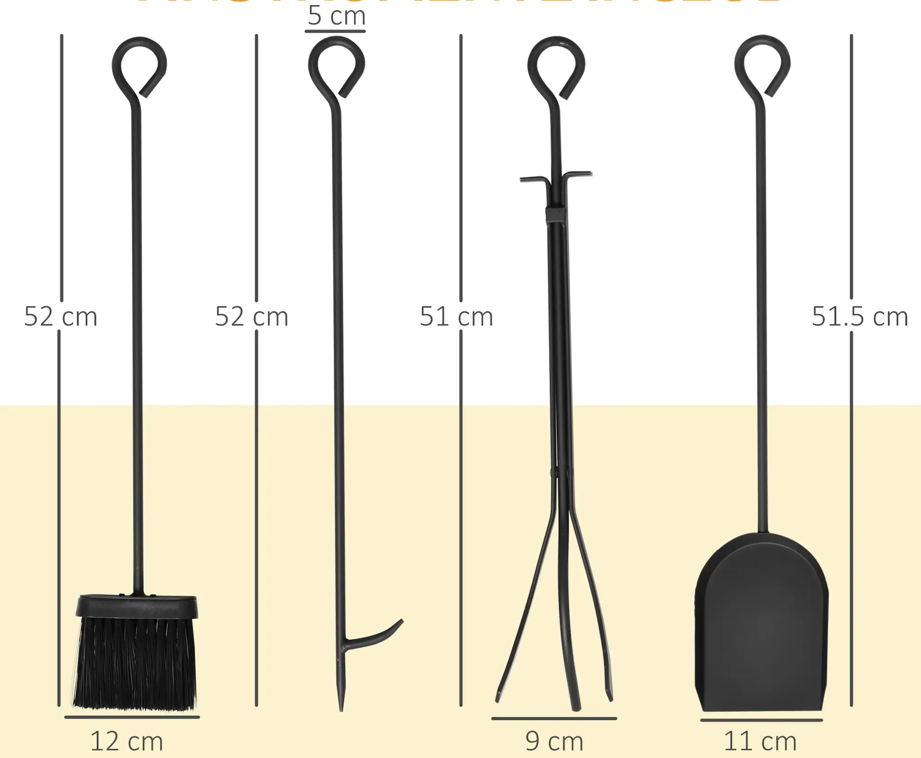 Suport pentru lemne Outsunny 842-163 (Black) - 9