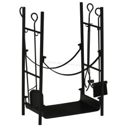 Дровница Outsunny 842-207 (Black)