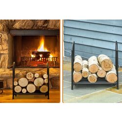 Suport pentru lemne Outsunny 842-210 (Black) Thumb