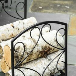 Suport pentru lemne Outsunny 842-210 (Black) Thumb