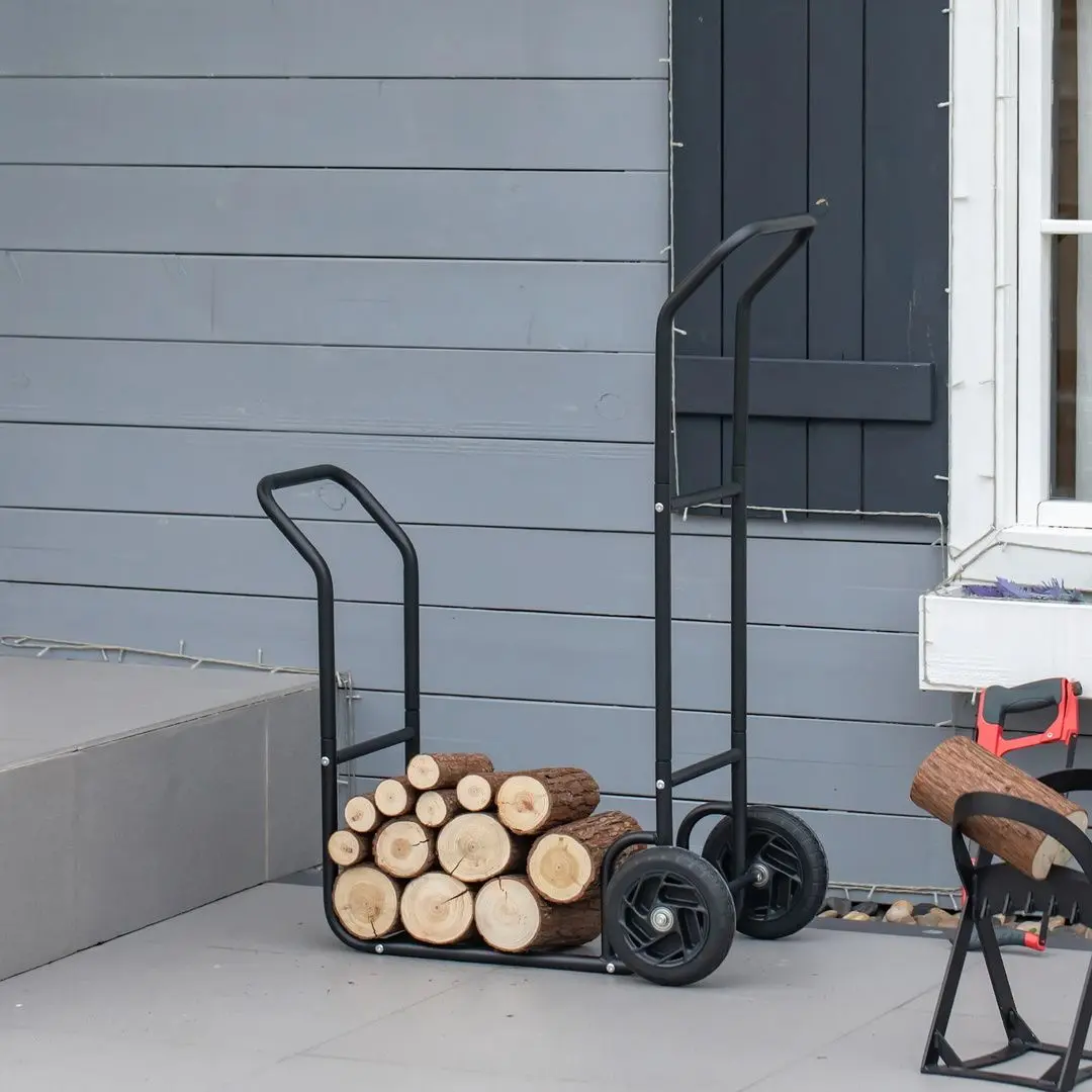 Дровница Outsunny 842-237 (Black)