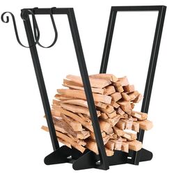 Suport pentru lemne Outsunny 842-320V00BK (Black) Thumb