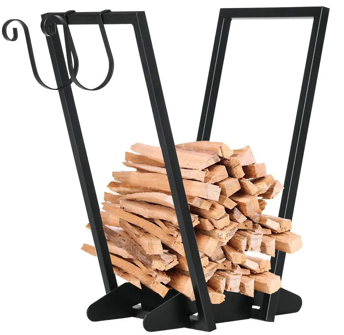 Suport pentru lemne Outsunny 842-320V00BK (Black)