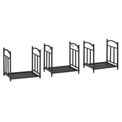 Suport pentru lemne Outsunny 842-322V00BK (Black) Thumb