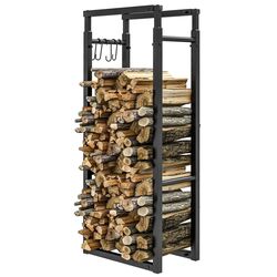 Suport pentru lemne Outsunny 842-351V00BK (Black) Thumb